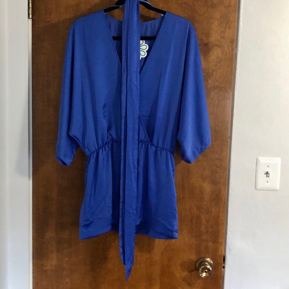 Royal Blue Romper - Picture 2 of 4